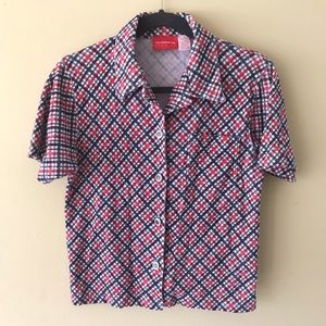 Vintage Liz Claiborne Terry cloth top